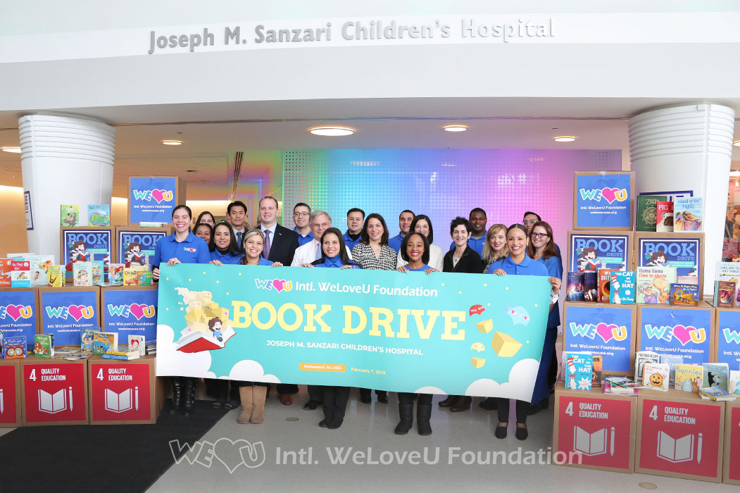 weloveu-foundation-social-welfare-sanzari-childrens-hospital-hackensack-new-jersey-(22) book drive