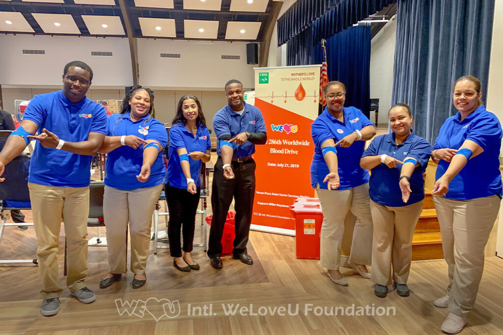 volunteers, blood donation