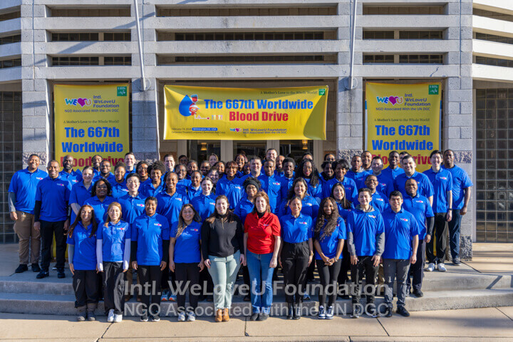 Group photo outside