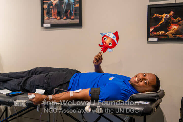 Giving blood